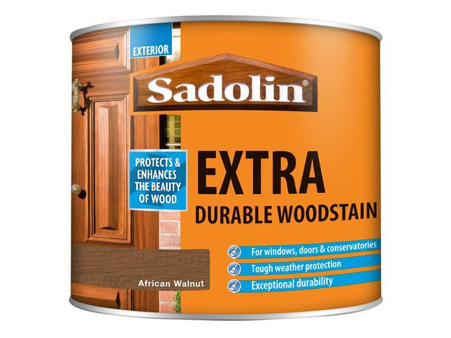 Sadolin Extra Durable Woodstain African Walnut 500Ml