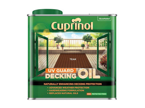 Cuprinol UV Guard Decking Oil Teak 2.5 litre