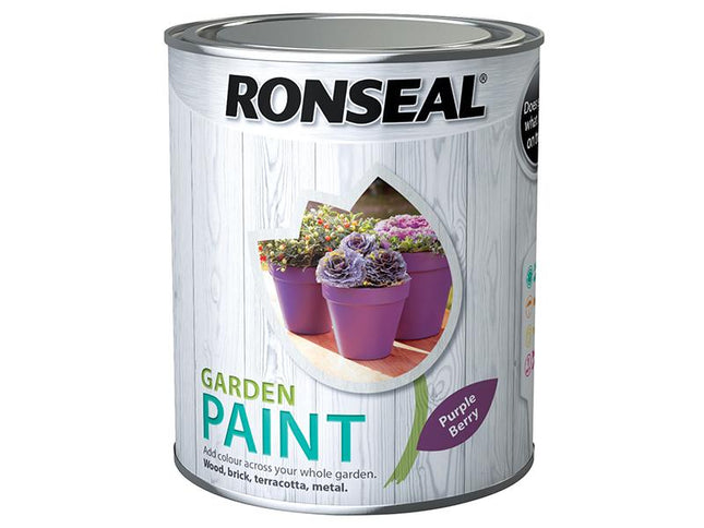 Ronseal Garden Paint Purple Berry 750Ml