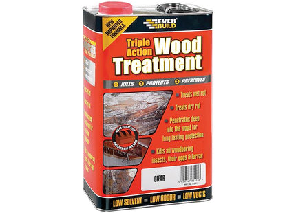 Everbuild Triple Action Wood Treatment 5 Litre