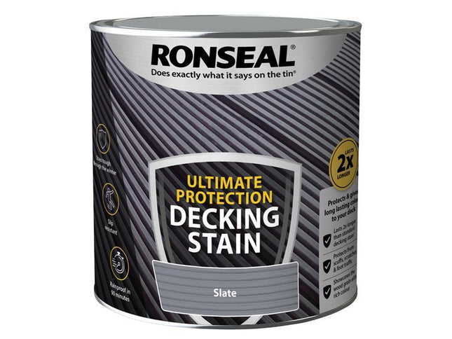 Ronseal Ultimate Protection Decking Stain Slate 2.5 litre