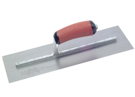 Marshalltown Mpb14Ssd Pre-Worn Permashape Finishing S/S Trowel Durasoft Handle 14 X 5In