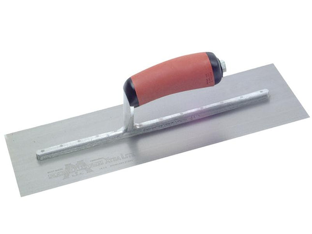 Marshalltown Mpb14Ssd Pre-Worn Permashape Finishing S/S Trowel Durasoft Handle 14 X 5In