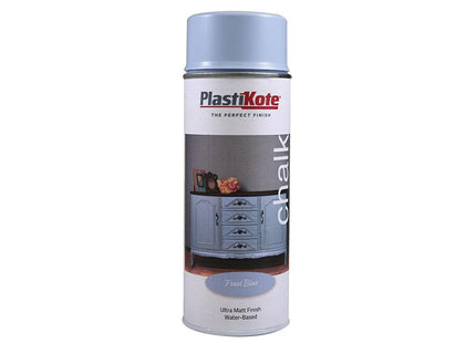 Plastikote Chalk Finish Spray Frost Blue 400Ml