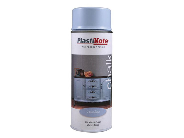 Plastikote Chalk Finish Spray Frost Blue 400Ml