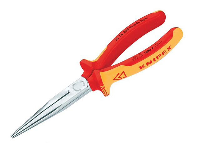 KNIPEX Vde Long Snipe Nose Side Cutting Pliers 200Mm