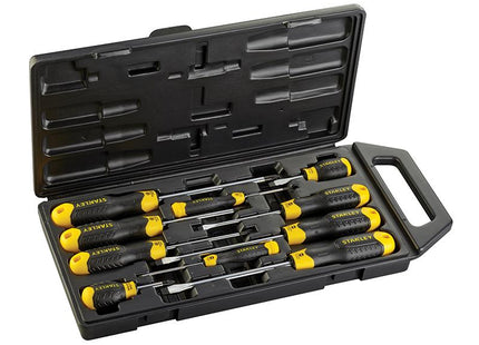 Stanley Tools Cushion Grip Screwdriver Set, 10 Piece Sl/Pz