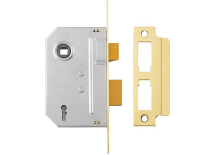 Yale Locks Pm246 Internal 2 Lever Mortice Sashlock Polished Brass 80Mm 3In