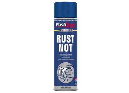 Plastikote Rust Not Spray Matt Midnight Blue 500Ml