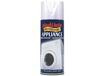 Plastikote Twist & Spray Appliance Enamel Gloss White 400Ml