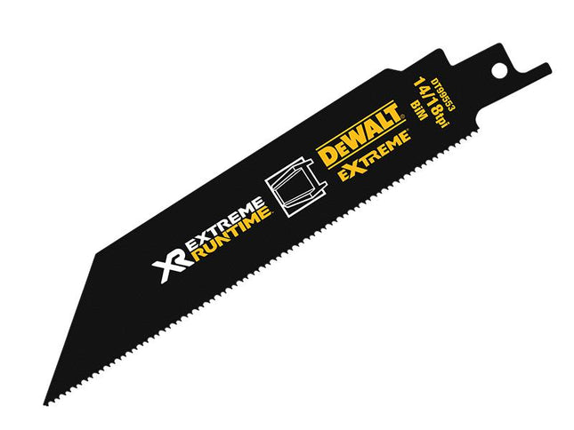 DEWALT Flexvolt Xr Metal Reciprocating Blades 152Mm 14/18 Tpi Pack Of 5