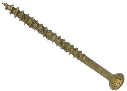 Forgefix Forgefast Decking Screws Countersunk Tan 4.5X75 Torx T25 Tub 400