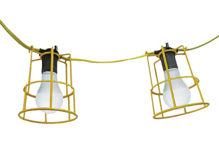 Faithfull Power Plus Festoon Lights Low Energy 10 Led Bulbs 110V 22M