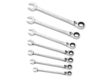 Expert Ratchet Combination Spanner Set, 7 Piece