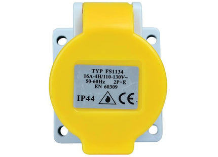 Faithfull Power Plus Ip44 Panel Socket 16A 110V