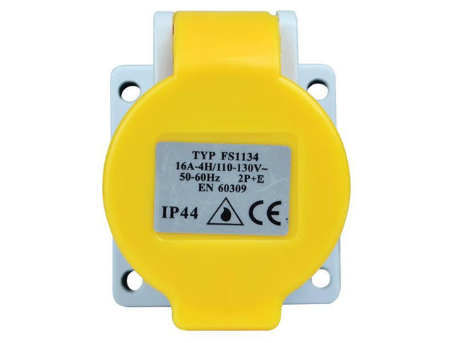 Faithfull Power Plus Ip44 Panel Socket 16A 110V