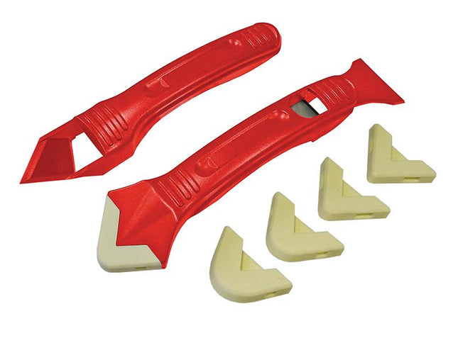 Faithfull Silicone Scraper Kit Two Piece