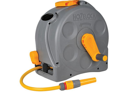 Hozelock 2415 25M 2-In-1 Compact Hose Reel + 25M Of Starter Hose