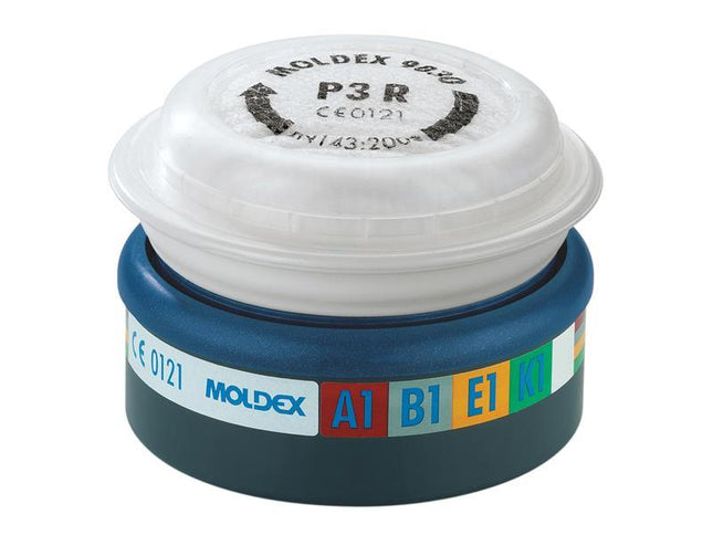 Moldex Series 7000/9000 Easylock Abek1P3 R Pre-Assembled Filter (Wrap Of 2)