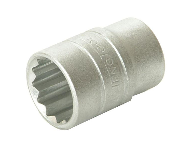 Teng Bi-Hexagon Socket 12 Point Regular A/F 1/2In Drive 3/8In