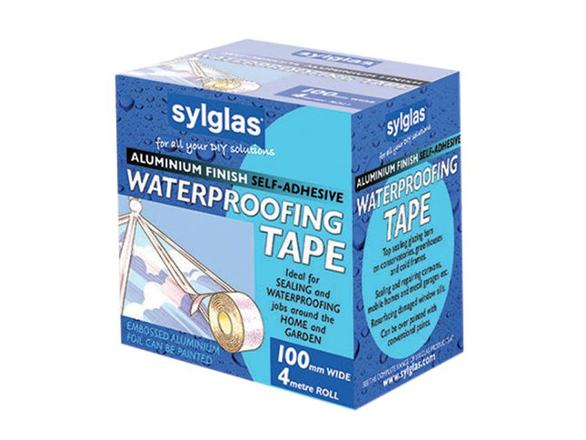 Sylglas Aluminium Finish Waterproofing Tape 50Mm X 4M Roll