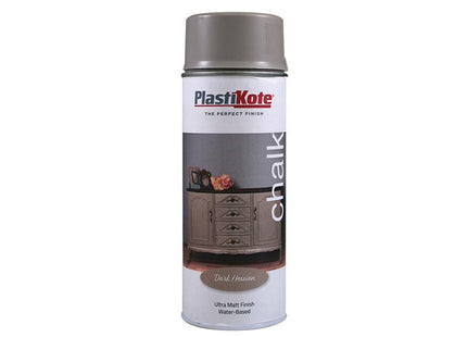 Plastikote Chalk Finish Spray Dark Hessian 400Ml