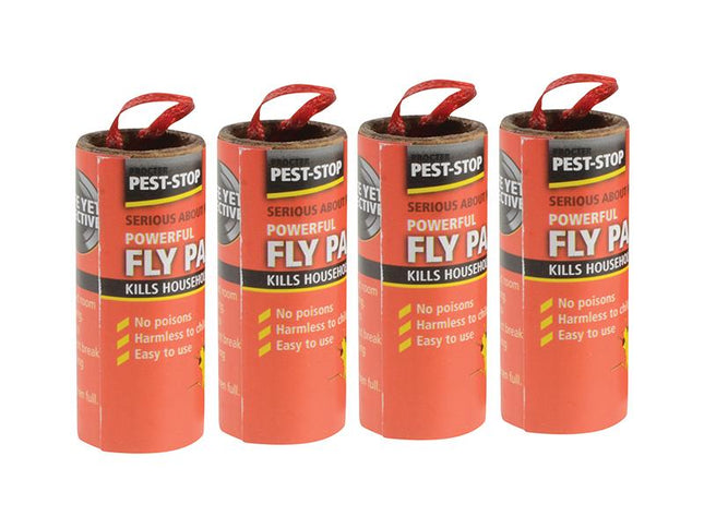 Pest-Stop Systems Fly Papers Pack Of 4