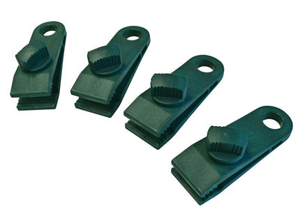 Faithfull Instant Clip-On Tarpaulin Eyelets (Pack Of 4)