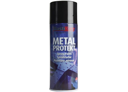 Plastikote Metal Protekt Spray Gloss Black 400Ml