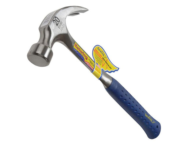 Estwing E3/20C Curved Claw Hammer - Vinyl Grip 560G (20Oz)