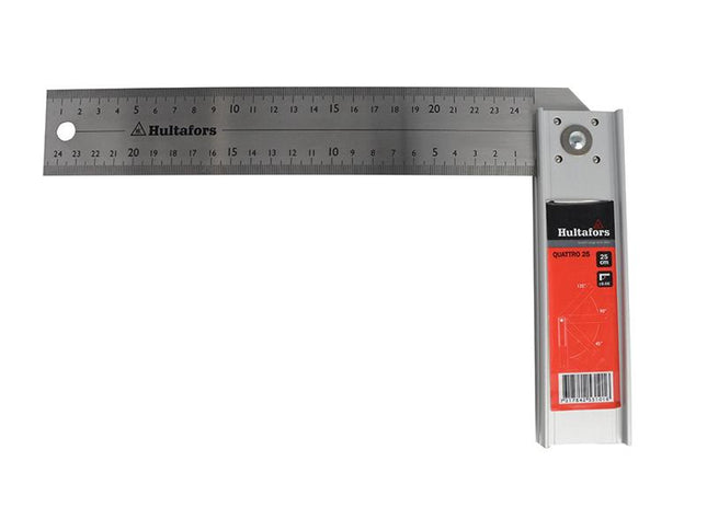 Hultafors Quattro Adjustable Try Square 250Mm (10In)