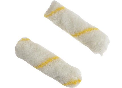 Stanley Tools Medium Pile Silver Stripe Sleeve 100Mm (4In) 2 Pack