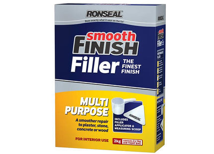 Ronseal Smooth Finish Multi Purpose Wall Powder Filler 2Kg