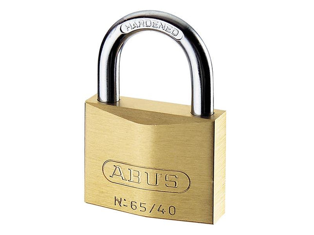 ABUS Mechanical 65/40Mm Brass Padlock Master Keyed Mk65401