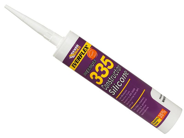 Everbuild 335 Construction Silicone Grey 295Ml