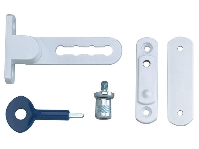 Yale Locks P117 Ventilation Window Lock White Finish Pack Of 1