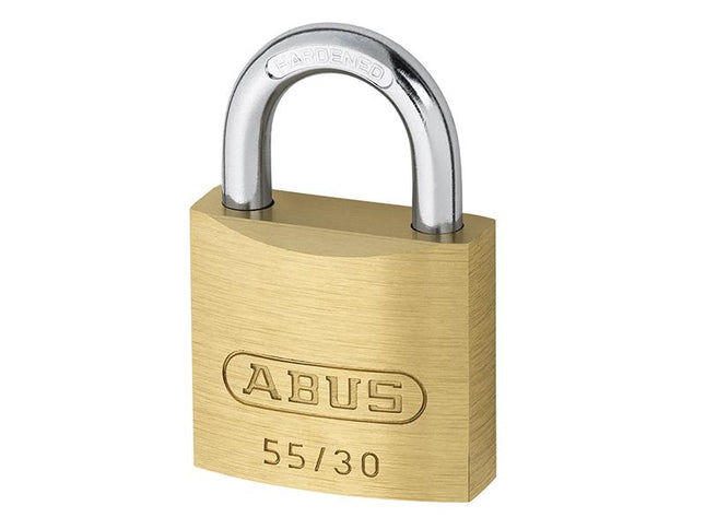 ABUS Mechanical 55/30Mm Brass Padlock Keyed Alike 5301