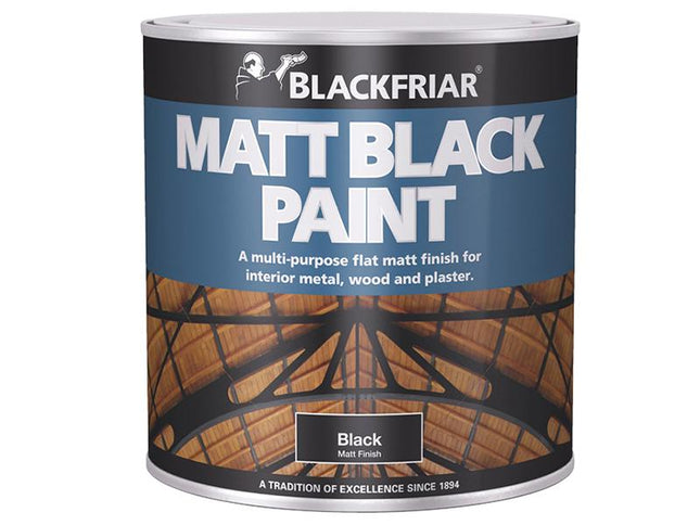 Blackfriar Matt Black Paint 500Ml