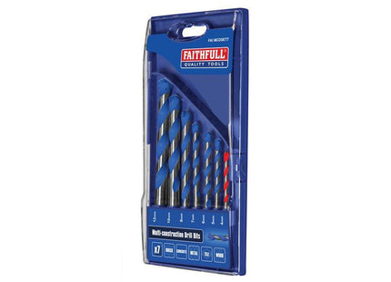 Multi Construction Drill Set, 7 Piece