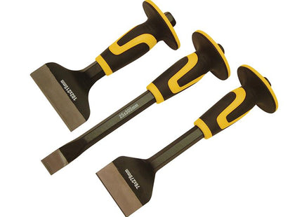 Roughneck Chisel & Bolster 3 Piece Set 76 X 254Mm  70 X 216Mm  & 254 X 25Mm