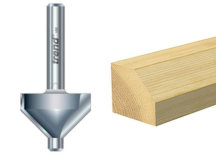 TREND 10H/1 X 1/4 Tct Pin Guided Chamfer / Bevel 45 10 .0 X 14.0Mm