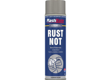Plastikote Rust Not Spray Matt Aluminium 500Ml