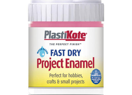 Plastikote Fast Dry Enamel Paint B14 Bottle Hot Pink 59Ml