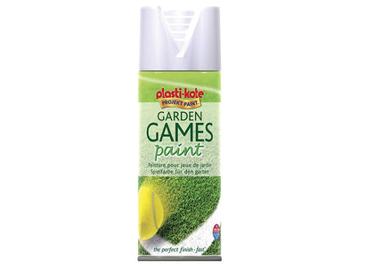 Plastikote Garden Games Spray Paint White 400Ml