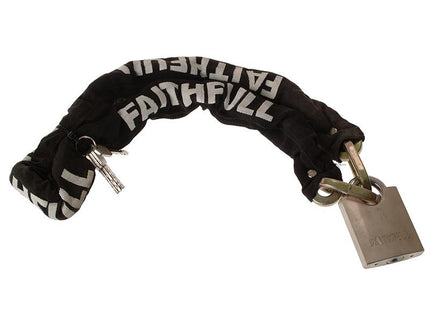 Faithfull Padlock & Chain 1M X 9.5Mm