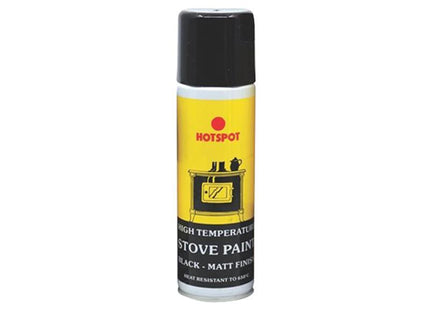 Spray Stove Paint Matt Black 150ml