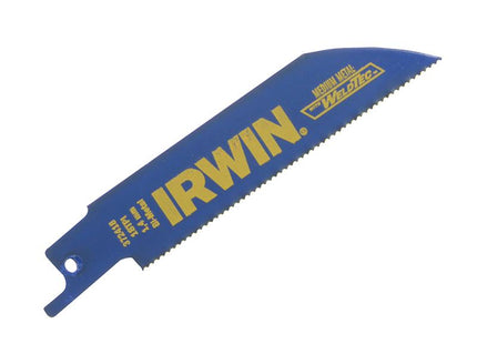 IRWIN 418R 100Mm Sabre Saw Blade Metal Cutting Pack Of 5