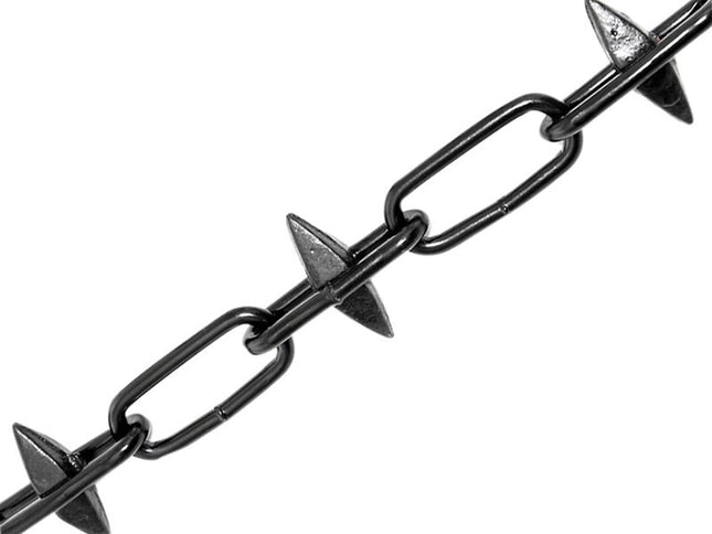 Faithfull Spike Chain Black Japanned 6Mm X 5M Box - Max Load 250Kg