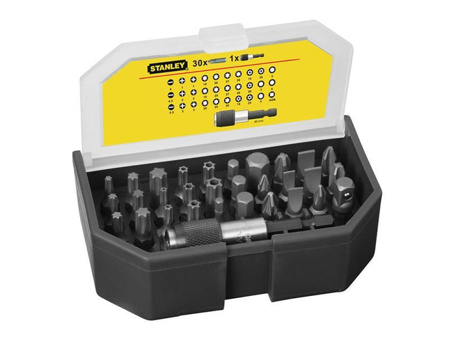 Stanley Tools Bit Set & Holder  31 Piece