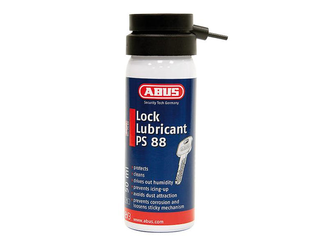 ABUS Mechanical Ps88 Lock Lubricating Spray 50Ml Carded